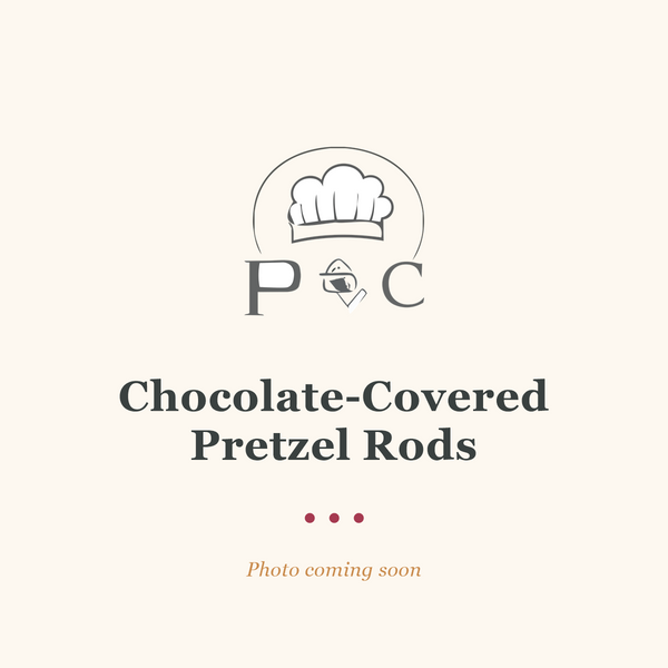 Chocolate-Covered Pretzel Rods — P&C Baking (photo coming soon)
